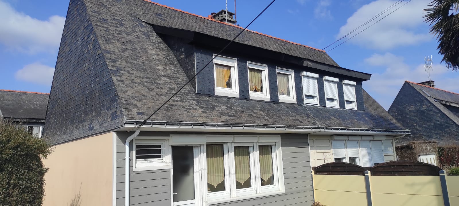 Peinture planche de rive - après