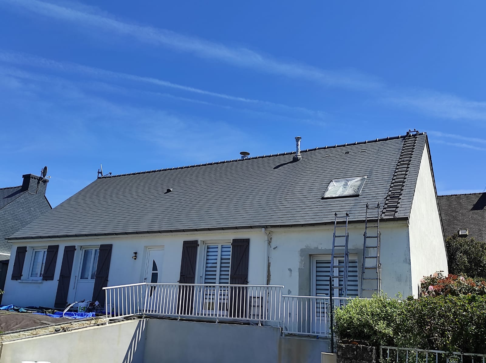Peinture toiture - après