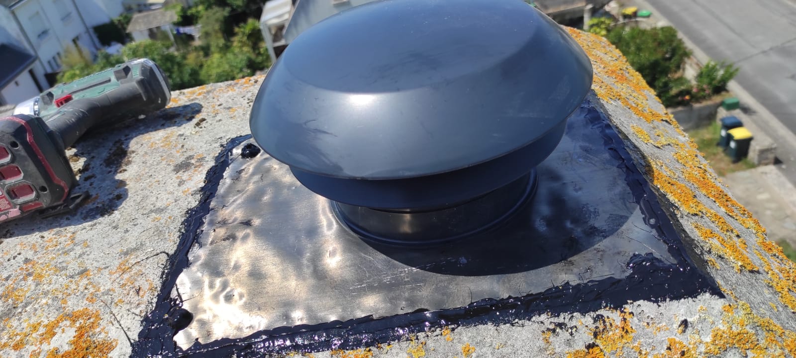 Pose aérateur - après