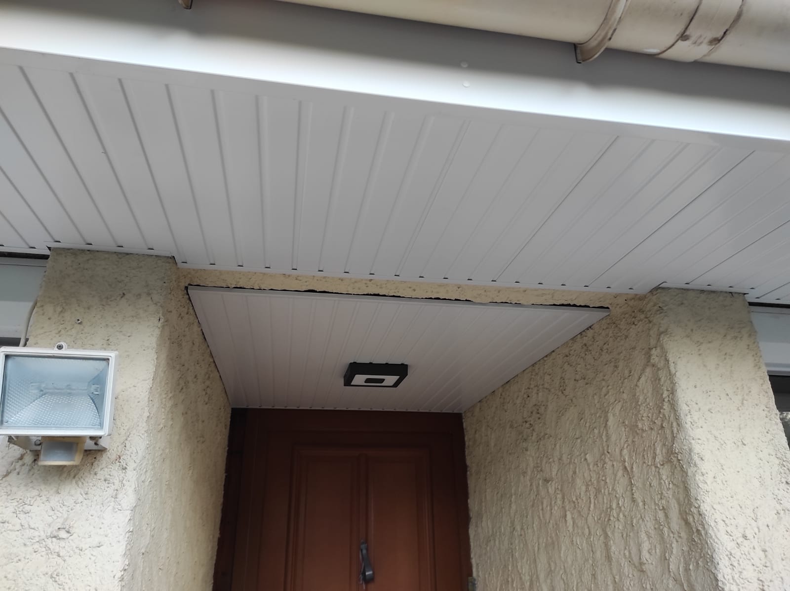 Pose de PVC - après